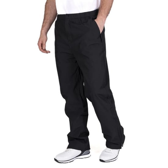 Island Green Mens Golf Waterproof Trousers (Black) - Image 3