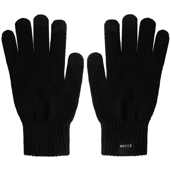 Nicce Karlo Mens Black Gloves - Image 2