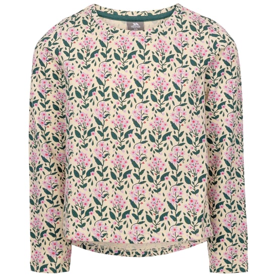 Trespass Girls Rosslyn Long-Sleeved Top (Cream) - Image 1