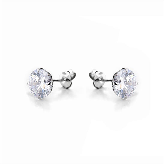 Pendientes Luxenter, essential de plata de ley 925 y circonita brillante acabado baño rodio - Image 3