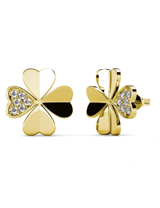 Conjuntos de pétalos de trébol - Oro y cristal - Image 3