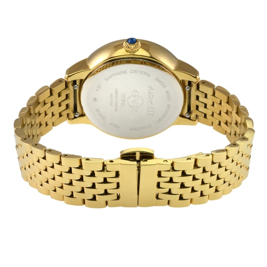 Reloj Astor III con Dial de MOP, Cuarzo Suizo, Acero Inoxidable y Diamantes - Image 3