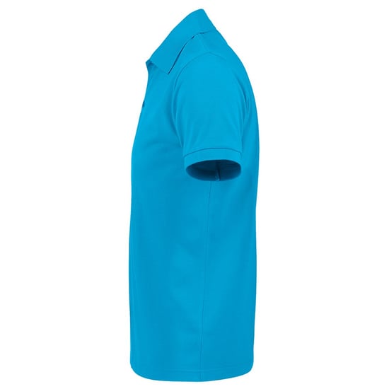 SOLs Mens Prime Pique Plain Short Sleeve Polo Shirt (Aqua) - Image 3