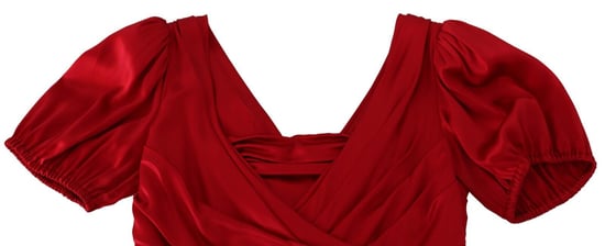 Vestido de Seda Rojo de Sirena para Mujeres Dolce & Gabbana - Image 5