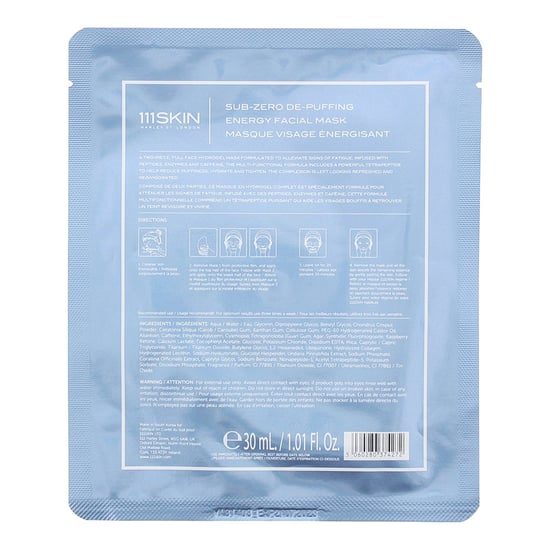 111 Skin Sub-Zero De-Puffing Facial Mask 30ml