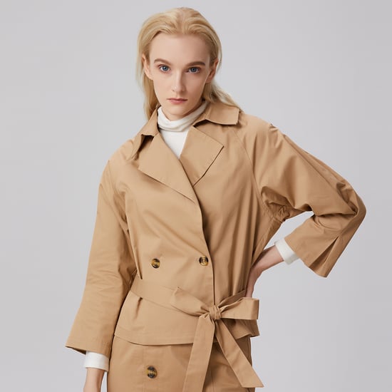 Double breasted coton trench-jacket - Image 1