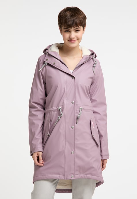 myMo raincoat with woven fur lining keepsudry - Image 2