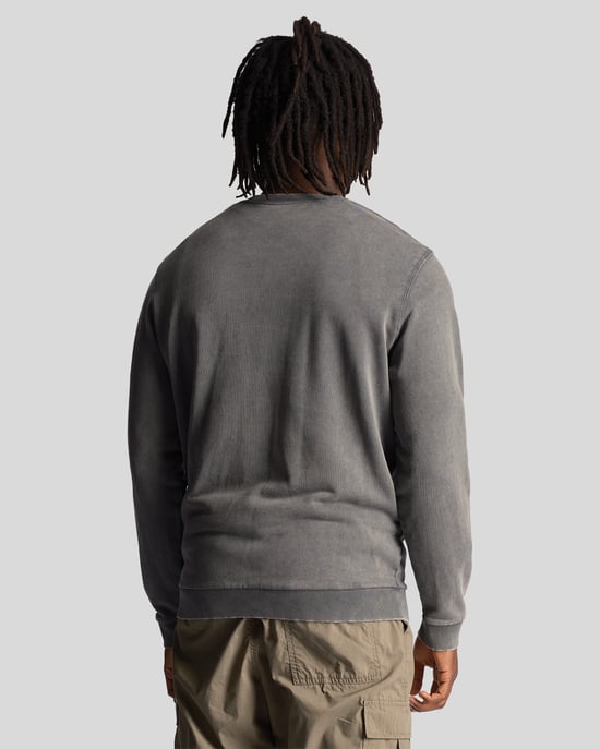 Sudadera negra lavada de Lyle & Scott - Image 3