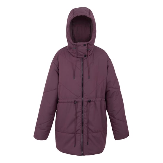 Regatta Womens/Ladies Rurie Baffled Padded Jacket (Deep Plum) - Image 1