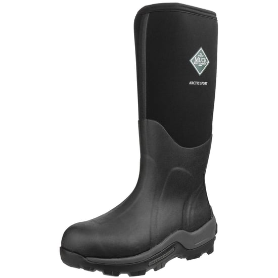 Muck Boots Arctic Sport Rubber Black Wellington Boots - Image 6