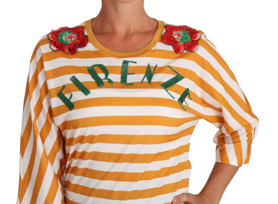 Camiseta Fiorentina Blanca Naranja de Mujer Dolce & Gabbana - Image 3