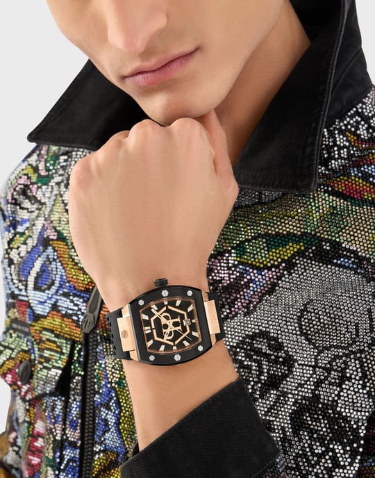 Philipp Plein The Hexagon Phantom Men's Black Watch PWPUA0124 - Image 3