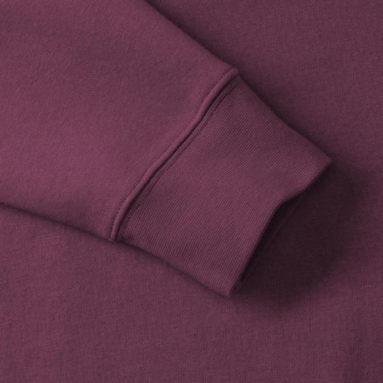 Russell Mens Authentic Sweatshirt (Slimmer Cut) (Burgundy) - Image 4