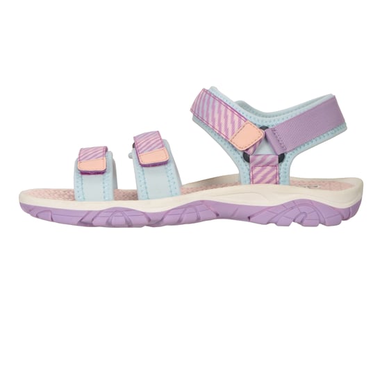 Mountain Warehouse Childrens/Kids 3 Touch Fastening Strap Sandals (Purple) - Image 3