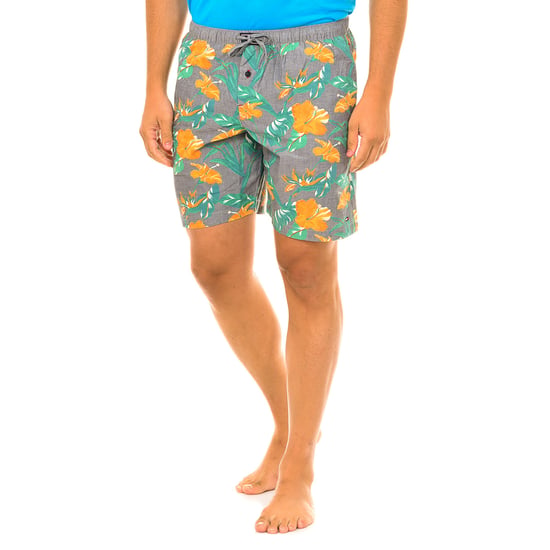 Men's straight-cut pajama shorts with hems UM0UM00153