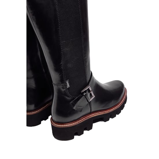 Pod Aleena Leather/Textile Women's Black Boots - Image 5