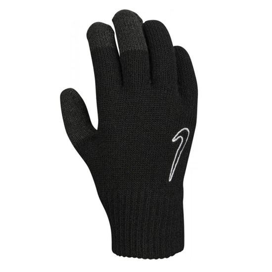 Nike 2.0 Knitted Grip Gloves (Black/White) - Image 1