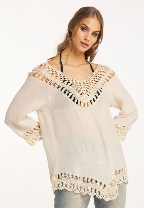 IZIA tunic with crochet part mahisha - Image 2