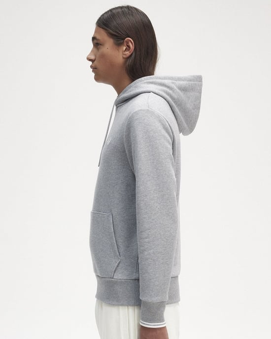 Sudadera con capucha de hombre Fred Perry con ribete - Image 5