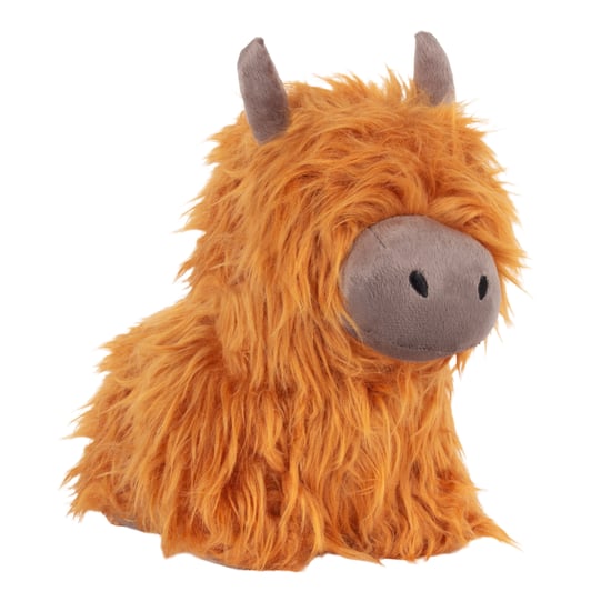 Paoletti Highland Cow Faux Fur Novelty Door Stop