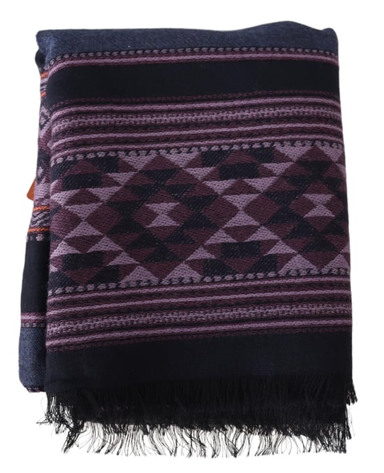 Shawl Unisex de Lana Geométrica Multicolor para Hombre de Missoni - Image 4