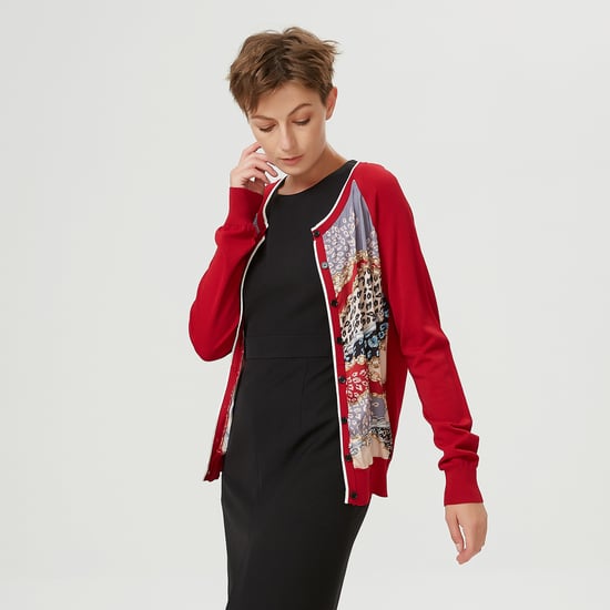 Cardigan printed in front - Image 3