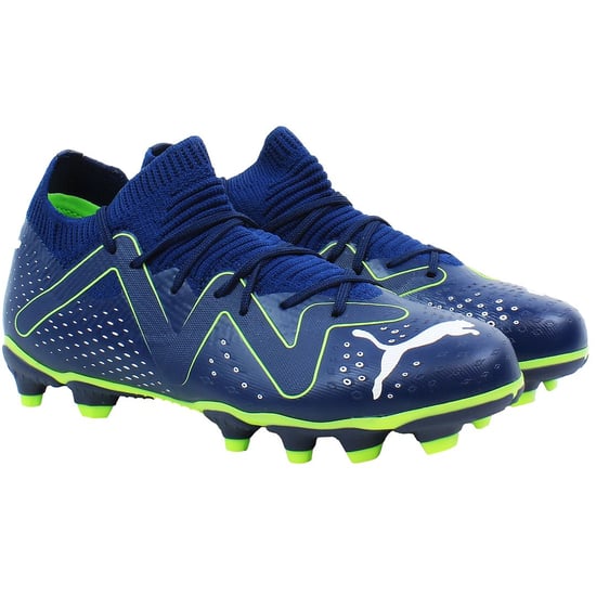 Botas de fútbol Puma Future Match FG/AG para niños en azul - Image 2