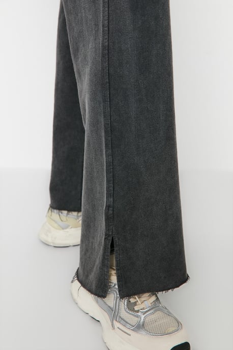 Trendyol Women's High Waist Wide Leg Tracksuit Bottom - Image 2