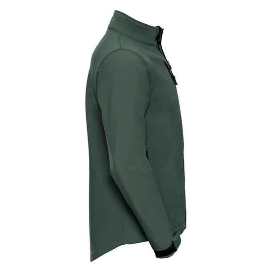 Russell Mens Plain Soft Shell Jacket (Bottle) - Image 3