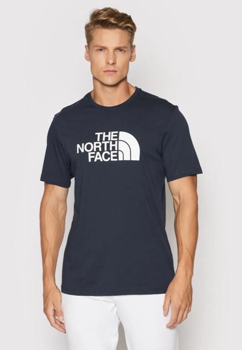 Camiseta The North Face Hombre SS Easy Tee Azul Marino - Image 4