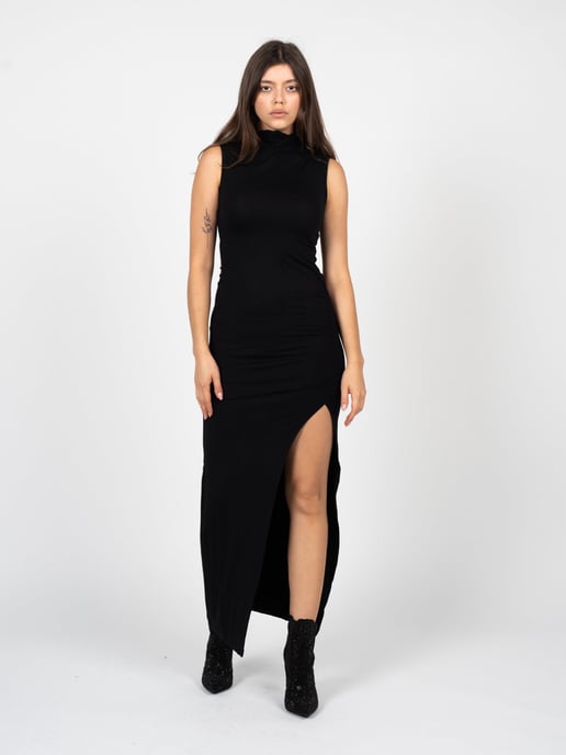 La Haine Inside Us Vestido Long Dress de mujer negro - Image 2