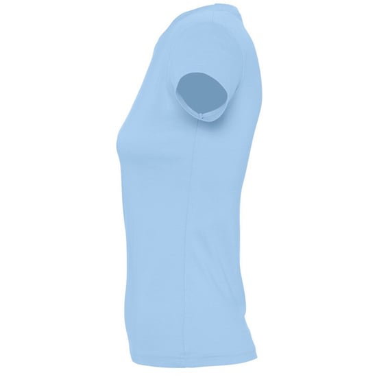 SOLS Womens/Ladies Imperial Heavy Short Sleeve T-Shirt (Sky Blue) - Image 3