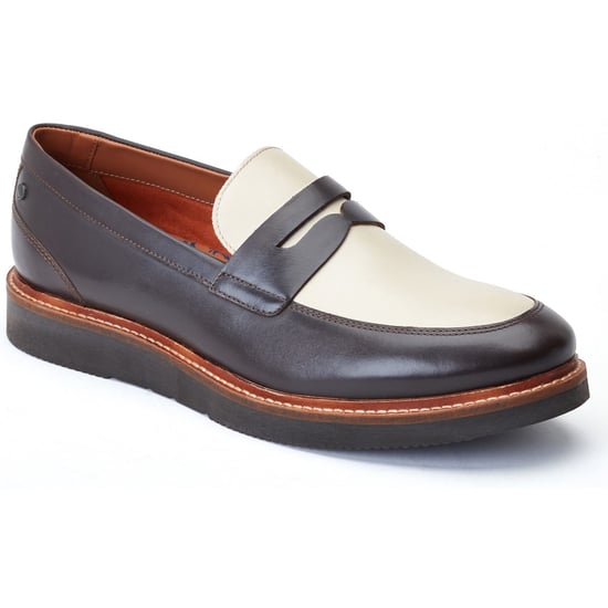 Base London Sid Leather Men's Brown/Beige Loafers - Image 1