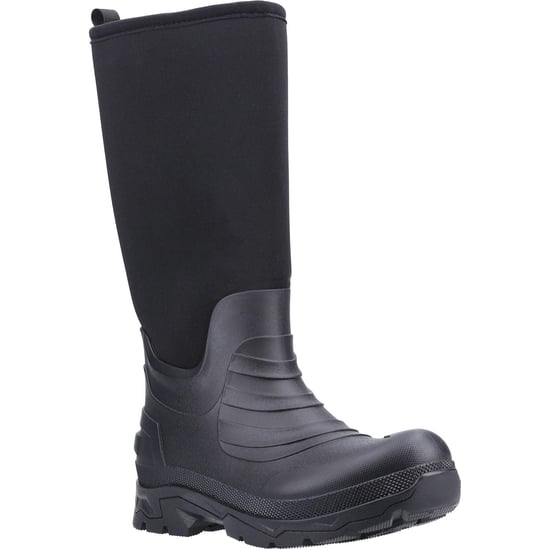 Cotswold Unisex Adult Kenwood Neoprene Wellington Boots (Black) - Image 1