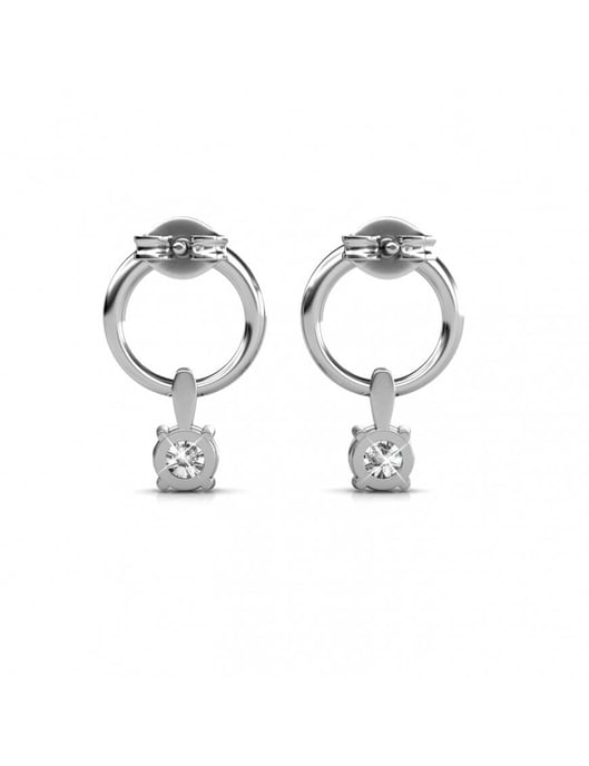 Pendientes Octavia - Plata y Cristal - Image 6