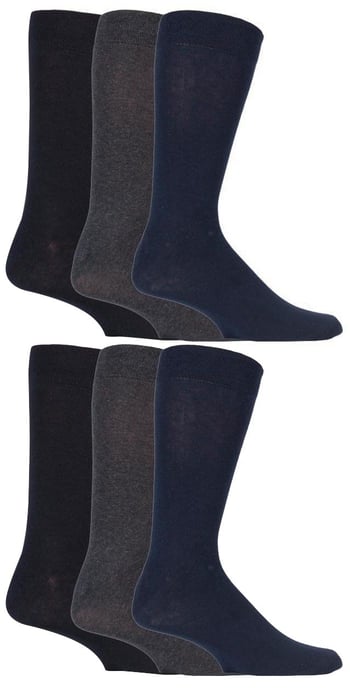 Pack de 6 calcetines de algodón con rayas de colores en 7 estilos - Image 1