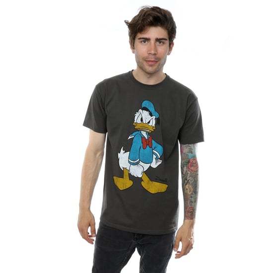 Disney Mens Donald Duck Angry T-Shirt (Light Graphite) - Image 2