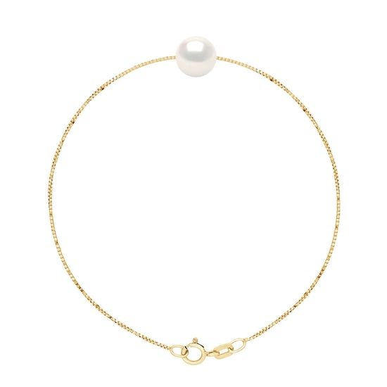 Bracelet Real Cultured Freshwater Pearl Round 8-9 mm