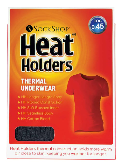 Heat Holders - Chaleco Térmico de Manga Corta de Algodón para Hombre - Image 2