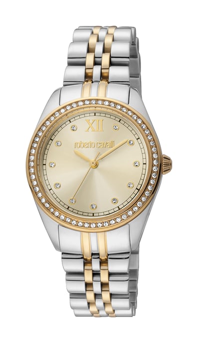 RC5L036M0085 Roberto Cavalli Reloj de Cuarzo para Mujer Acero Inoxidable Champagne 5 ATM 31 mm - Image 1