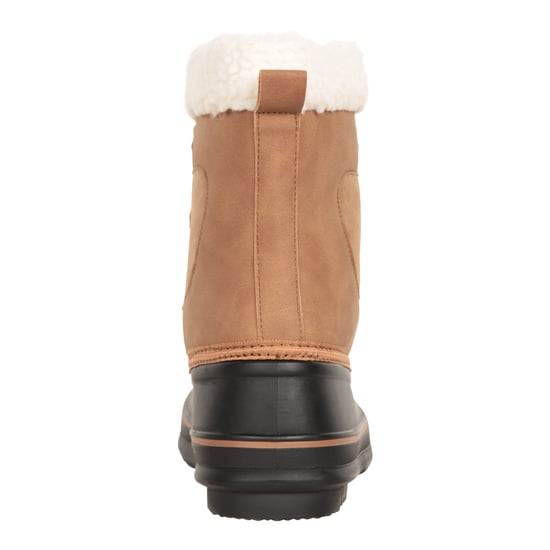 Mountain Warehouse Childrens/Kids Adaptive Lace Up Snow Boots (Tan) - Image 2