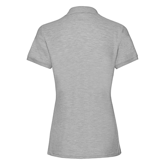 Fruit of the Loom Womens/Ladies Premium Polo Shirt (Athletic Heather Grey) - Image 2