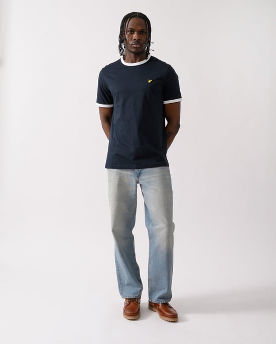 Lyle & Scott Mens Ringer Mens T-shirt - Image 3