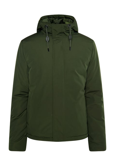 Dreimaster Padded winter jacket Men dark green - Image 1