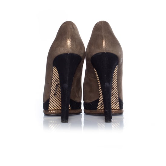 Suede platform heels - Image 6