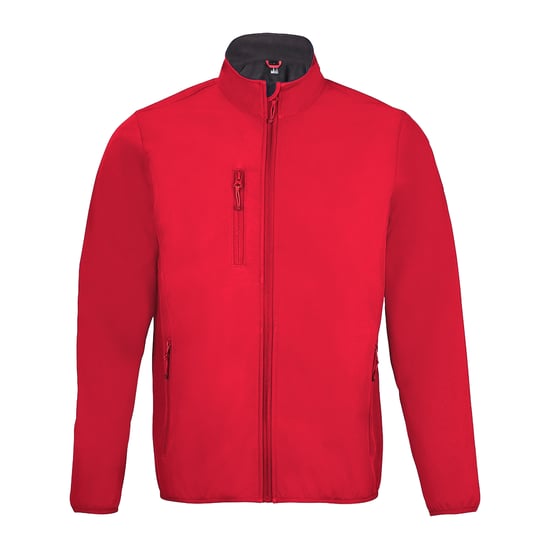 SOLS Mens Radian Soft Shell Jacket (Pepper Red) - Image 1