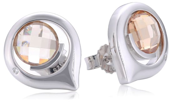 Orphelia Women's 925 Sterling Silver Stud Earrings - Silver ZO-5979 - Image 3