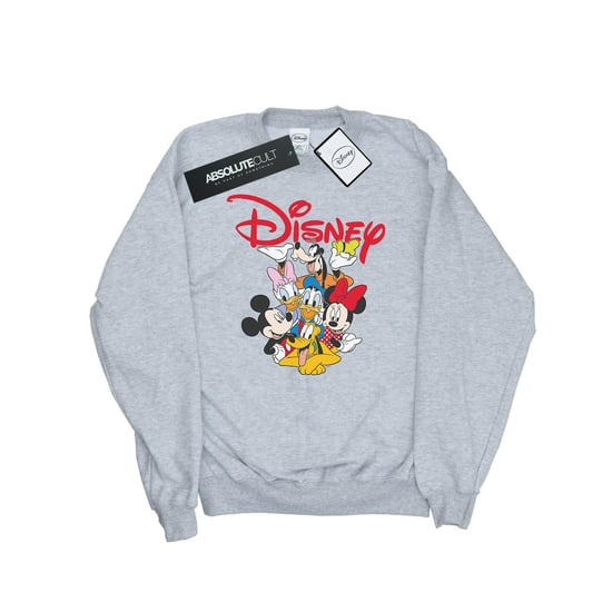 Disney Mens Mickey Mouse Crew Sweatshirt (Sports Grey)