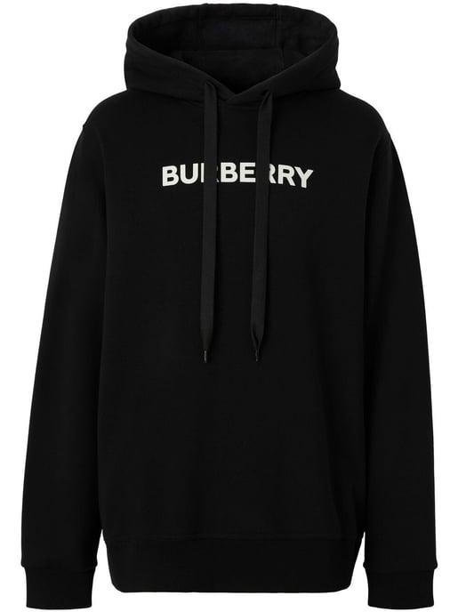 Sudadera con capucha y logo estampado Ansdel de Burberry en negro - Image 1