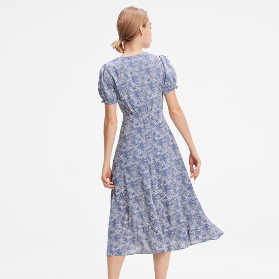Liberty printed empire dress
